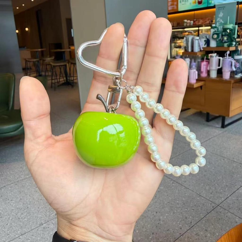 Fashion Keychain Bag Hanging Simulation Apple Fruit Pendant Accessories Creative Apple Pendant Accessories