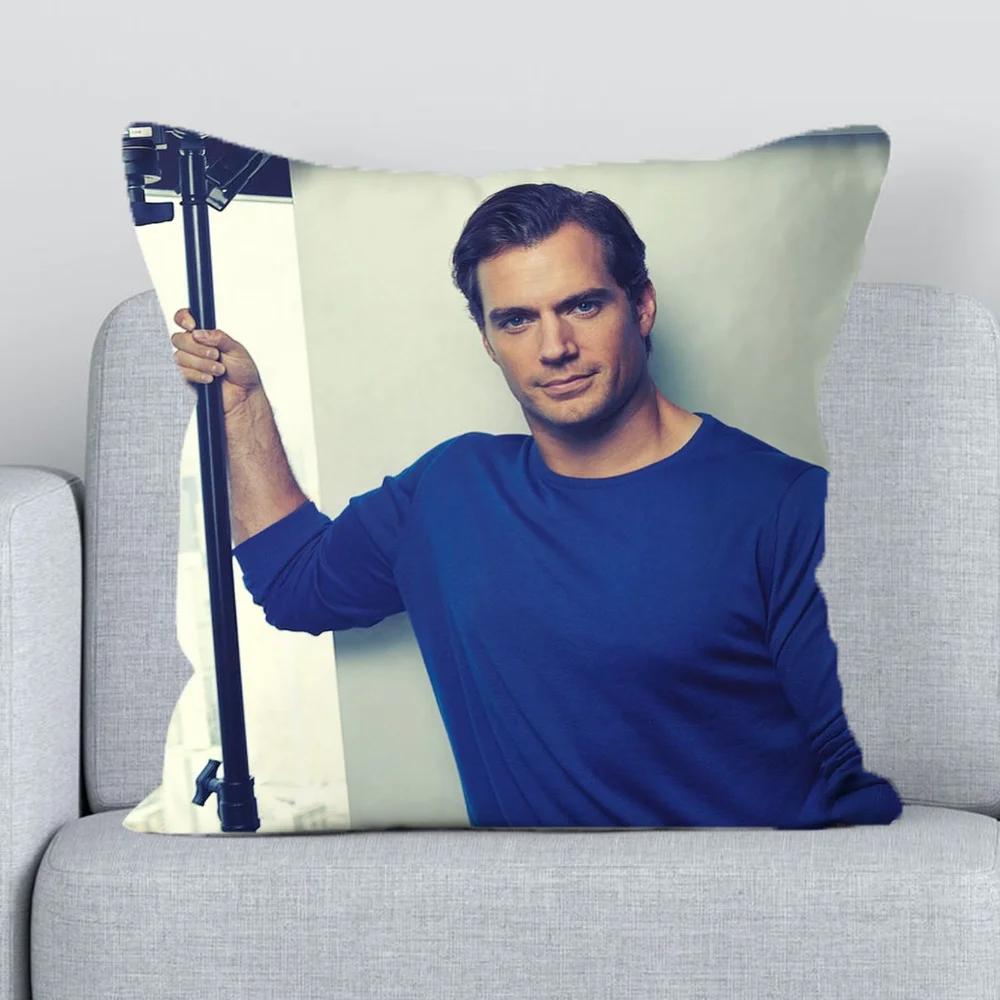 

H-Генри Кавилл Наволочка 45x45 Наволочки для подушек Диванные подушки Декоративная наволочка для гостиной Наволочки 50x50 Подушка 12x12Inch