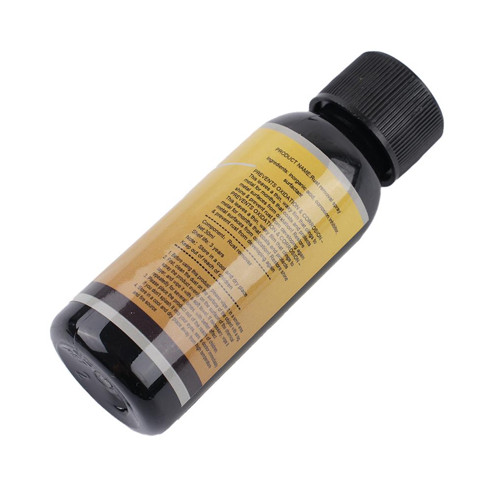 30ml Car Rust Remover Spray Metal For Chrome Paint Car Cleaning Bottle Anti-rust Rust Remover Spray