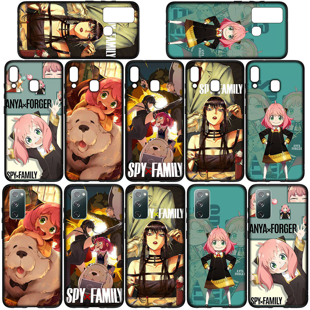 Cover for iPhone 17 16 15 Xiaomi Poco Redmi Note 14 13 12 Pro Max Samsung Galaxy S25 S24 S23 OPPO Huawei Anya Forger Twilight Spy X Family Phone Case