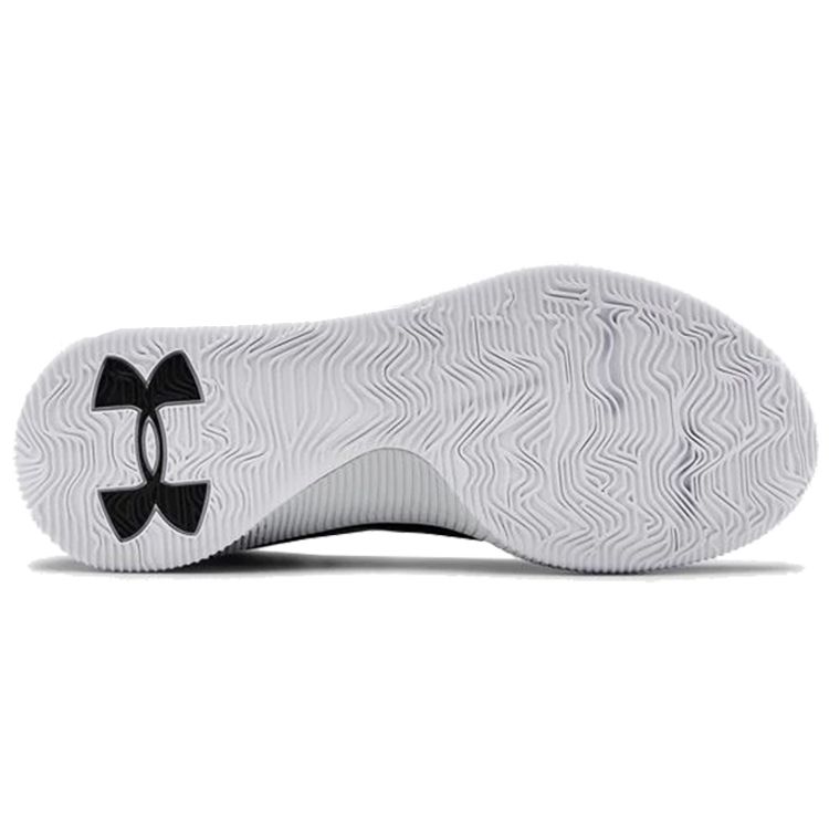 Under Armour Jet Black White Men Sneakers 3022051-005
