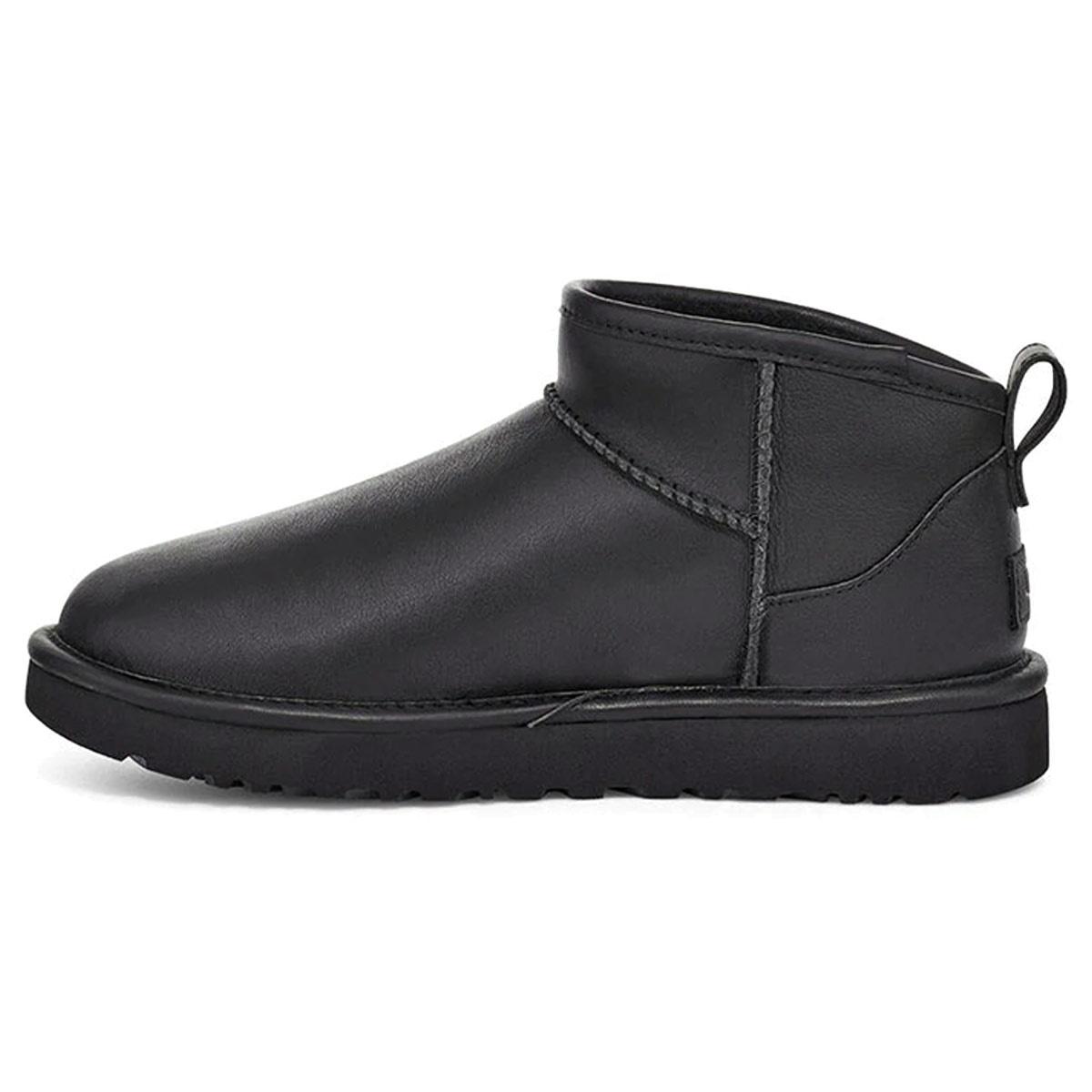 (WMNS) UGG Classic Ultra Mini Leather Black Women s 1117534-BLK EU 36
