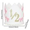 Halber Geburtstag Krone Hut Süße Feiertags-Themenparty Dekorative Mädchen Deko Accessoires Kleine Prinzessin Krone Foto-Requisiten