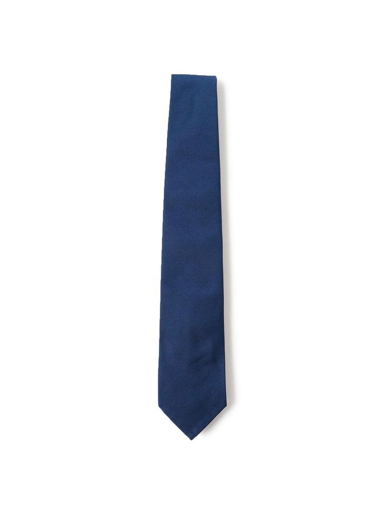 Beams Plus Silk Solid Rep Free 38440017107 Men's Tie, Blue, Size,