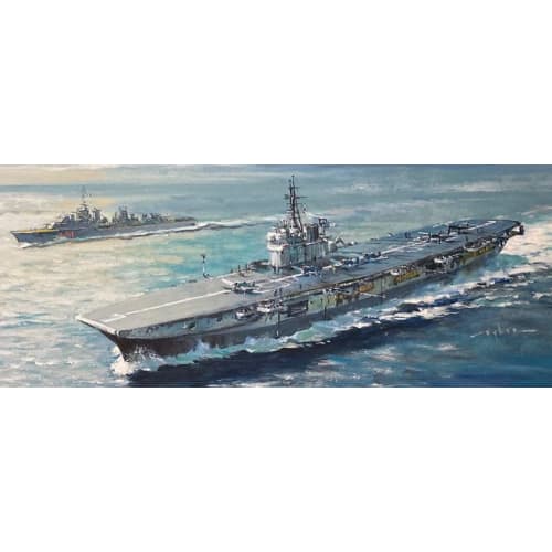 Imperial Hobby Productions 1/700 Scale Royal Navy Aircraft Carrier HMS Glory 1945 Plastic Model Kit IHP7003