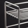 Countertop Storage Rack Easy to Clean Vanity Organizer Shelf Open for Dorm Rooms