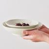 Cherry Blossom Ceramic Bowl & Plate Set: Includes Rice Bowl, Soup Bowl, Large Plate, Dish Plate, and Large Noodle Bowl - Japanese Imported.