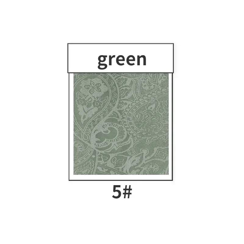 Cotton Linen Paisley Thickening Blackout Curtains for Living Room Bedroom Finished Custom Home Decoration