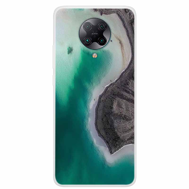 For Poco F2 Pro Case 6.67'' Clear Marble Soft TPU PocoF2 Pro F 2 F2Pro Phone Cover For Xiaomi Poco F2 Pro Shells Cartoon Fundas