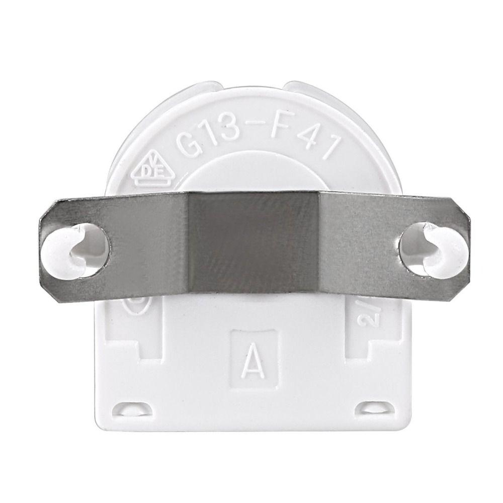 10Pcs Non-Shunted G13 Base Long-Lasting. AC 500V 2A LED Tube Tombstone Lamp Socket  Fluorescent Lamp