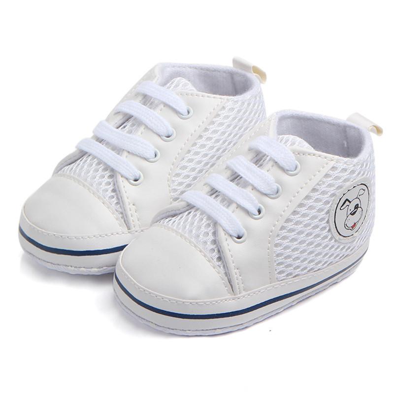 Baby Breathable Shoes Canvas Shoes Sports Sneakers Newborn Shoes Infant Toddler Soft Sole Anti-slip
