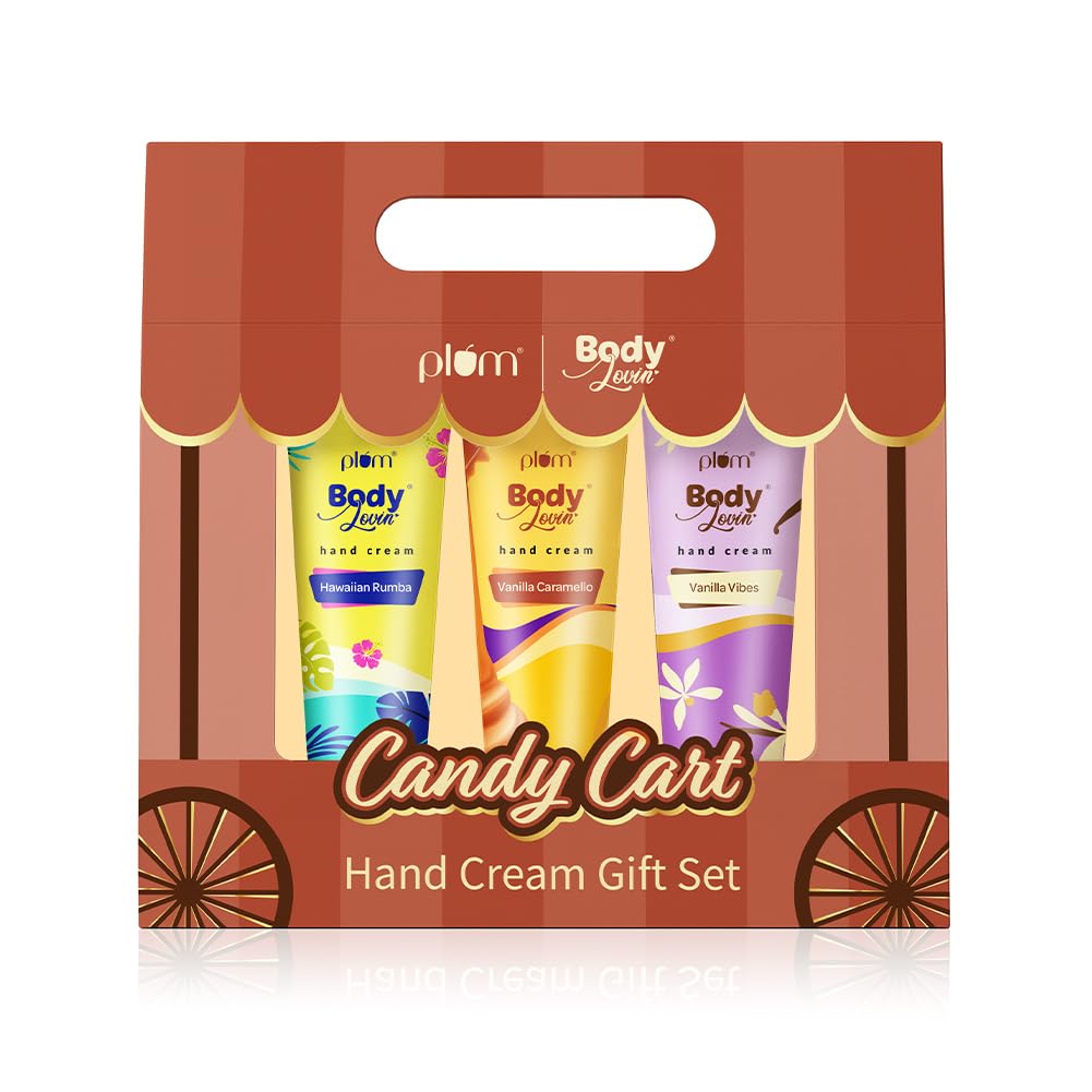 Plum BodyLovin  Candy Cart Hand Cream Gift Set | Set of 3 Hand Creams | 30g Each