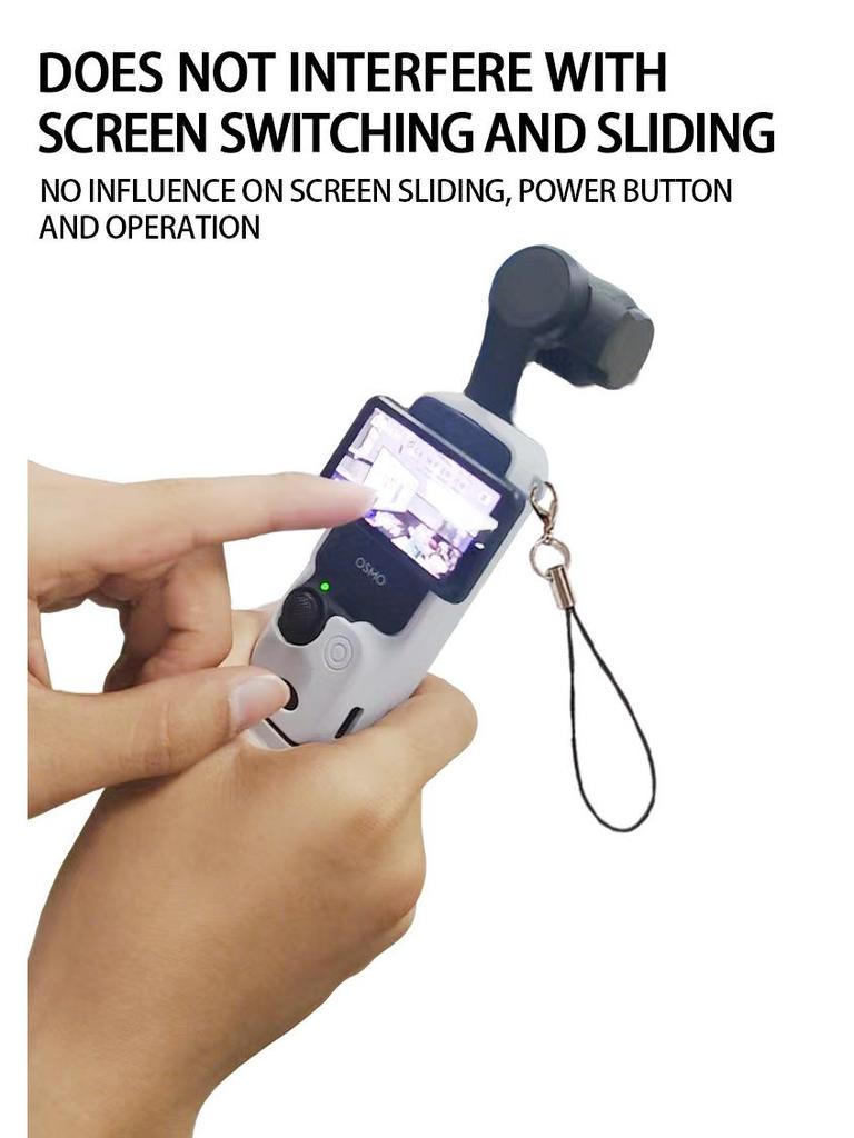 DJI OSMO Pocket 3 Silicone Case and Lens Cover: Dustproof & Drop-Proof Protection Accessory