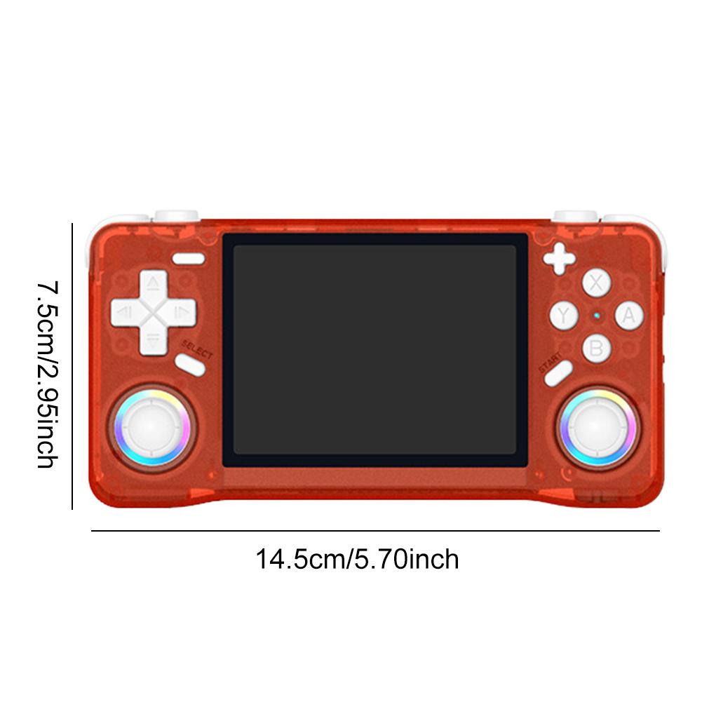 XF35H Handheld Game Console Linux 3.5 inch IPS Screen HD Retro Video Games Player 4000mAh 64/128G Classic Games RGB Game Console