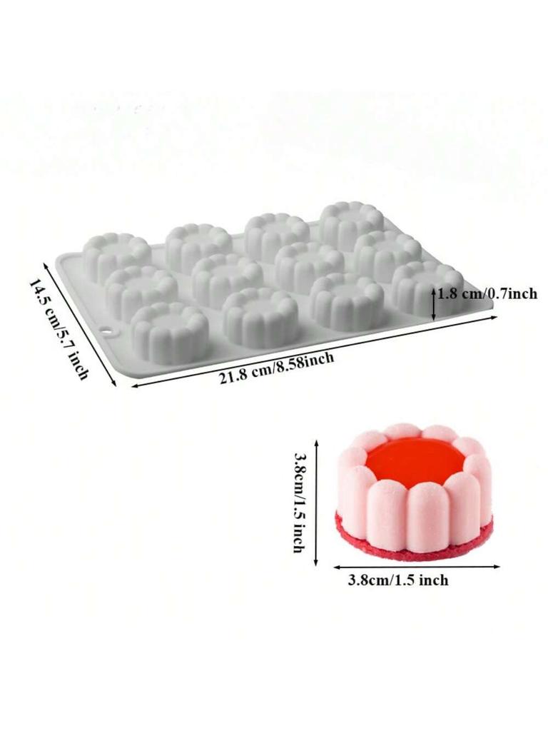 Silicone Star Heart Flower Candy Cake Mold French Mousse Soap Mold Baking Tools Multicavity Groove Chocolate Baking Set