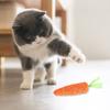 Karotten-Katzen-Beißspielzeug Bissfest Haustier Sisalseil Kauspielzeug Kätzchen Zahngesundheit Zähneputzen Interaktives Langeweile-Spielzeug