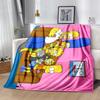 1Pc Simpsons Family Blanket Soft And Comfortable Casual Warm Camping Travel Christmas Halloween Gift M921683