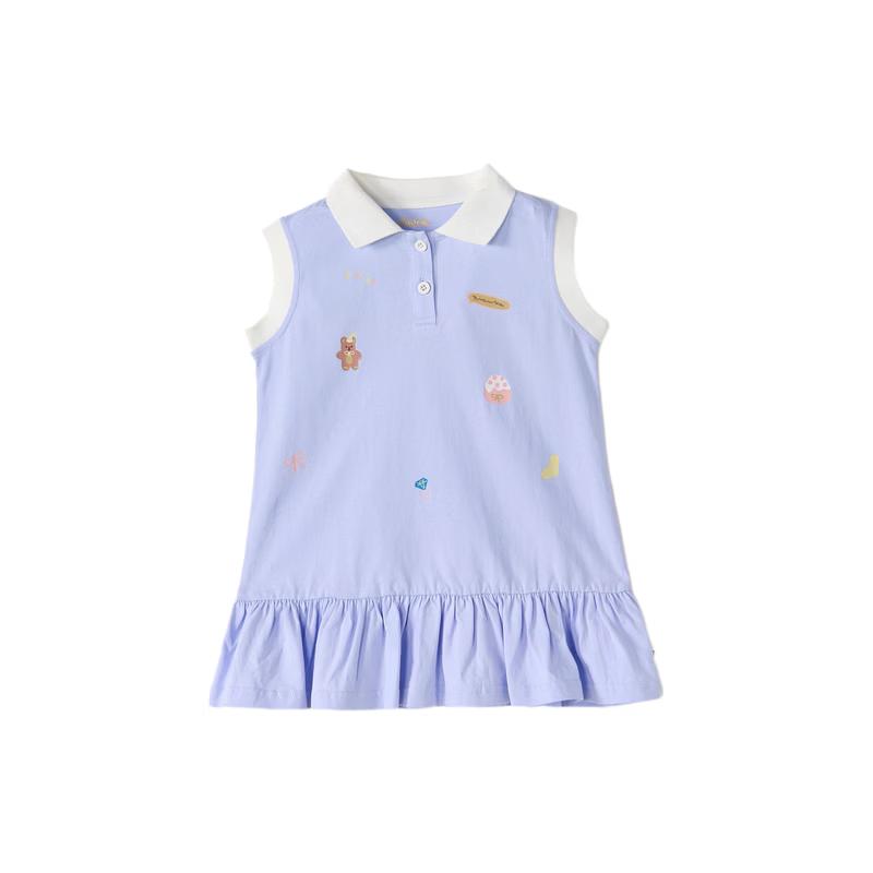 Deesha Girls  Summer Printed A-Line Princess Dress 130