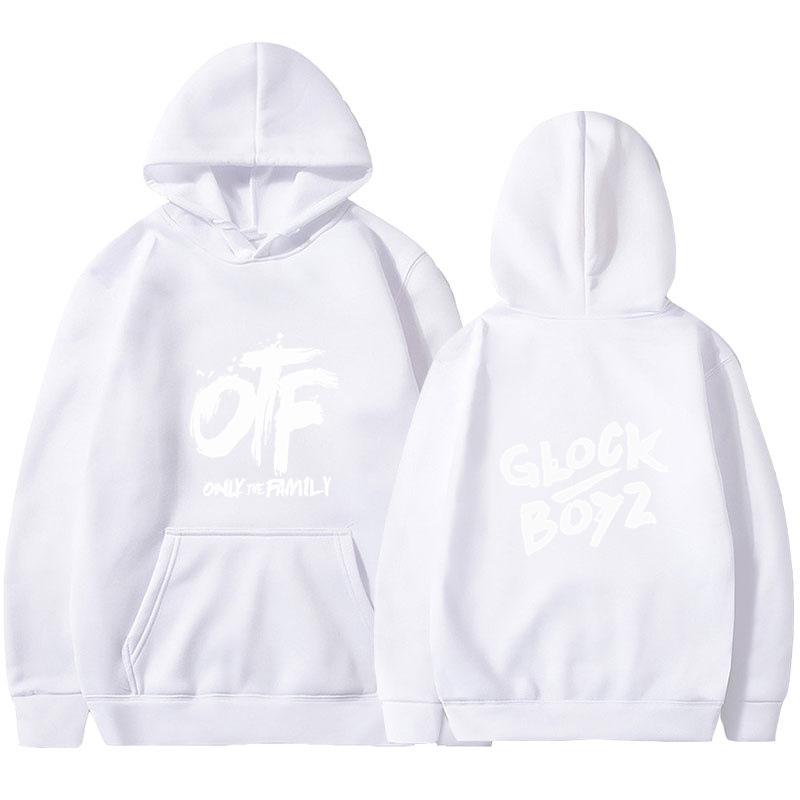 2025 new OTF letter print men's and women's hoodies spring and autumn goth casual comic pattern sweater