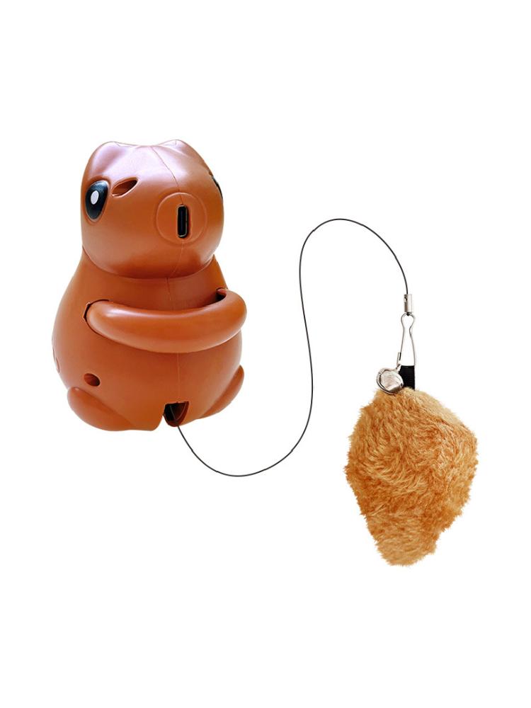 

Cat Toy Electric Squirrel Hanging Teaser Ball Cat Self-Entertainment Boredom Relief Artifact Cross-Border Wholesale