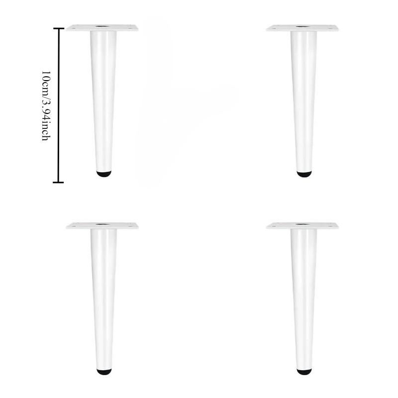 

4pcs Coffee Table Support Desk Chairs Nightstands DIY Furniture Metal Legs Adjustable Furniture Table Legs for Sofa TV Cabinet