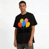 2026 New Year Colorful Balloon Print Casual Loose Unisex Top Pure cotton T-shirt