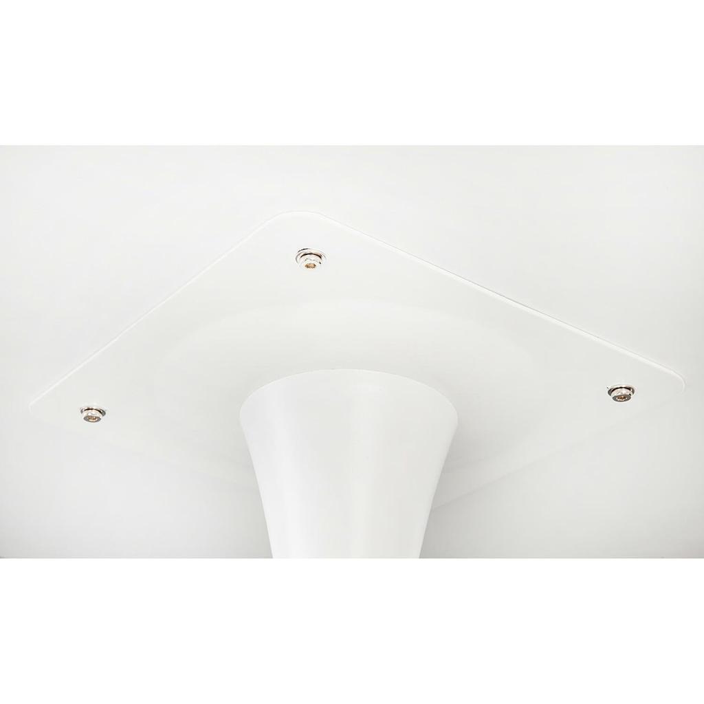 ROUND WHITE TABLE Skinny for the Dining Room MODERN