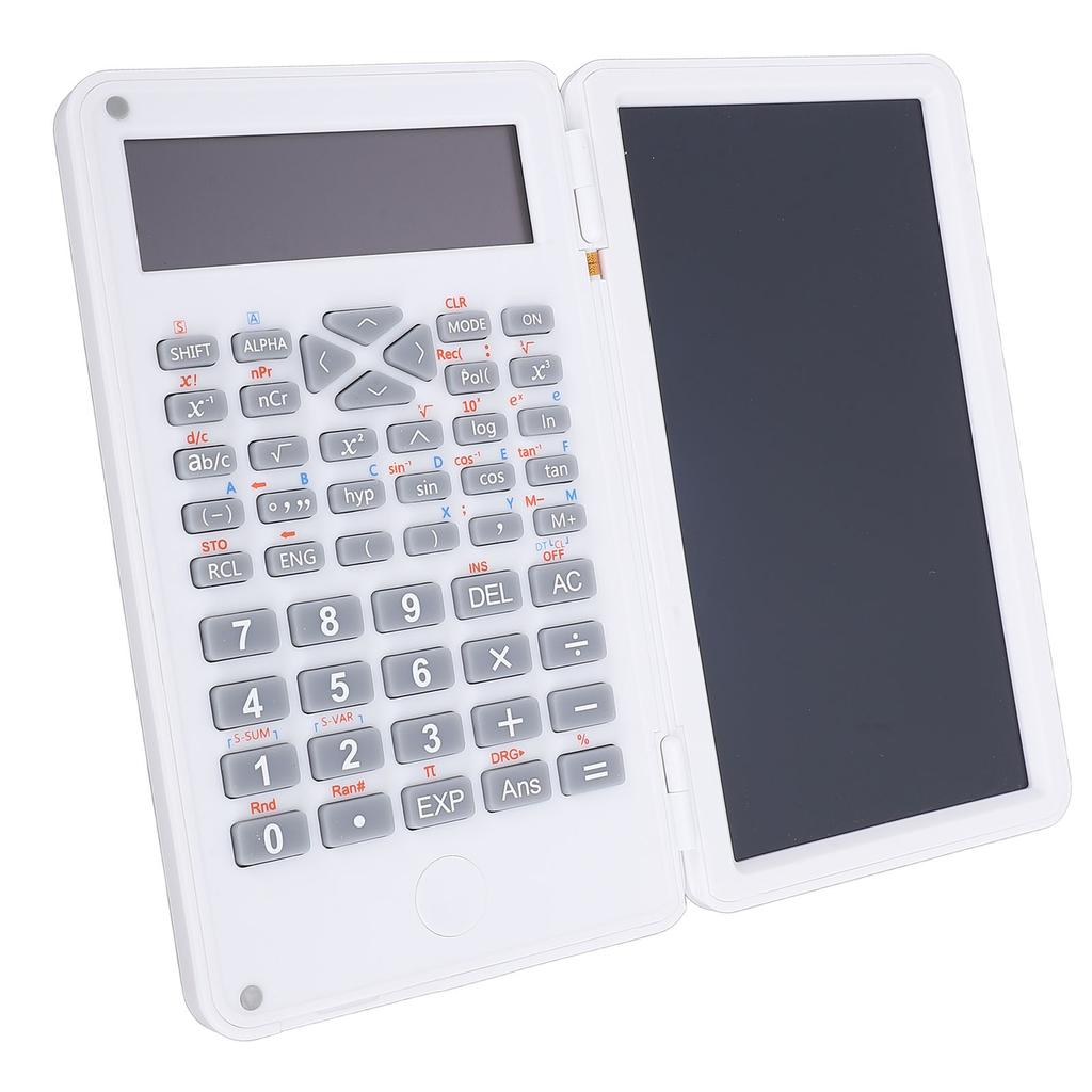 Desktop Scientific Calculator 2 Line Display with 6 Inch LCD Writing Tablet Foldable Calculator for