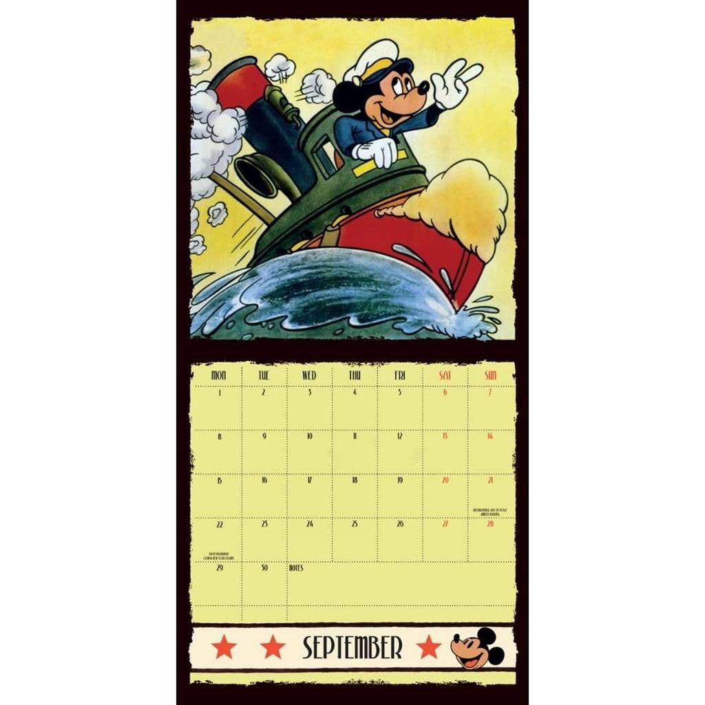 Disney 2025 Mickey Mouse 90th Anniversary Calendar