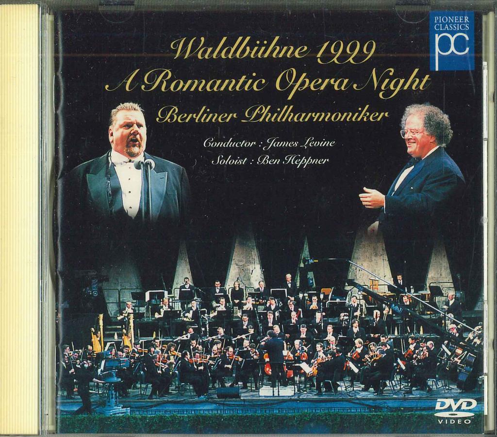 DVD LEVINE - Bpo Waldbuhne 1999-romantic Opera N PIBC1014 PIONEER LDC 1999 Japan Music Video Used