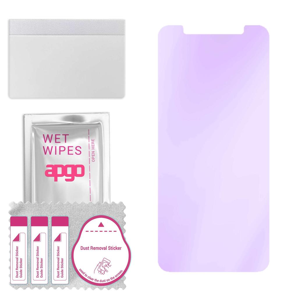 apgo Anti-Blue 9H Hybrid Protective Glass Compatible with Asus Zenfone Max Pro (M1) ZB601KL ZB602K, Flexible Nano Glass, Great Replacement for Tempere