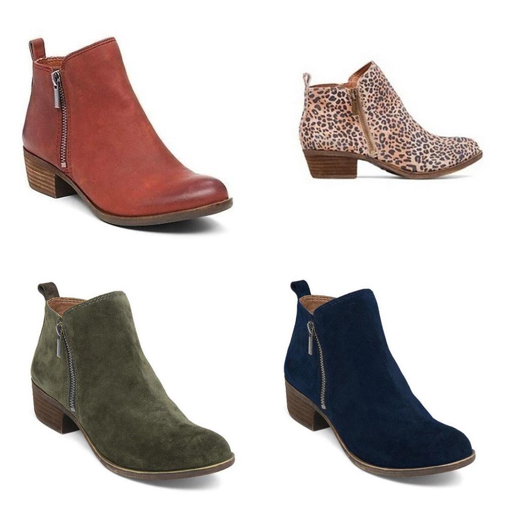 Elegant Women's Casual Booties With Low Heels And Round Toe For Stylish Comfort