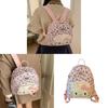 Hello Kitty Cute Leopard Print Pu Backpack With Multiple Compartments For Teens