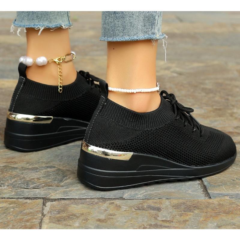 Nowe Damskie Letnie Oddychające Siatkowe Płaskie Wulkanizowane Buty Codzienne Trampki Wyprzedaż Butów Pojedyncze Buty Zapatos Mujer