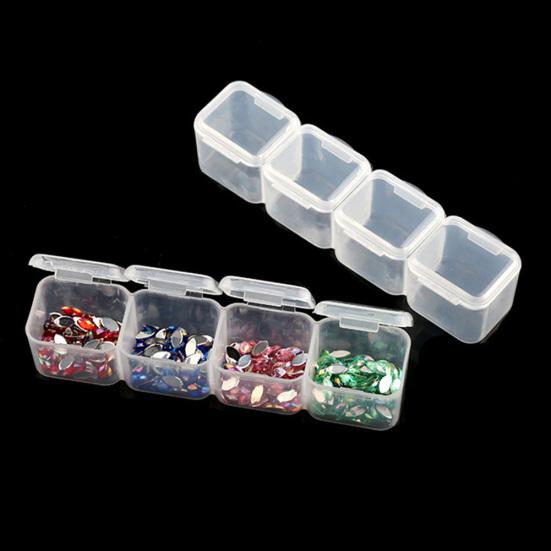 56 Grids Detachable Nail Art Manicue Accessories Storage Box Container Organizer