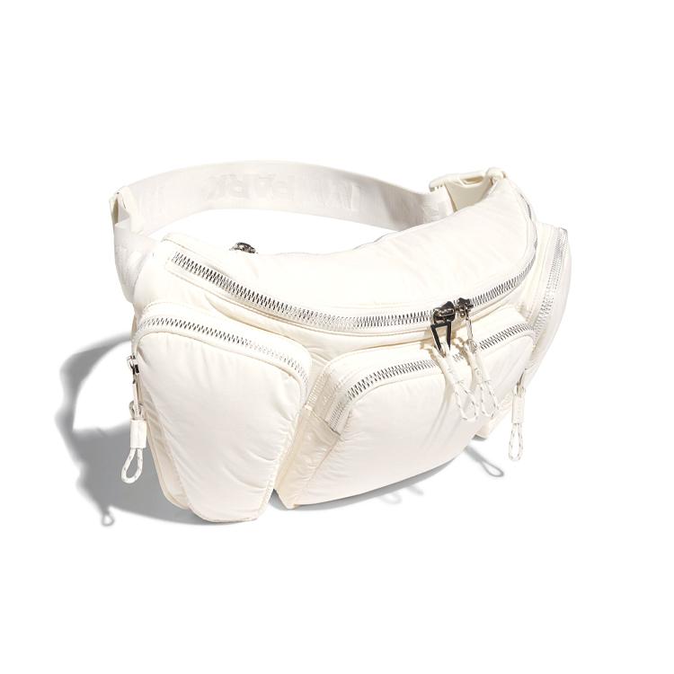 New Adidas Polyurethane Sports Waist Bag Regular Unisex White H44332