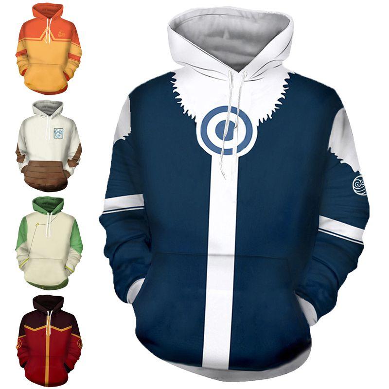 Luxurious Avatar The Last Airbender Hoodie Cosplay Costume Sweatshirt For Ultimate Comfort