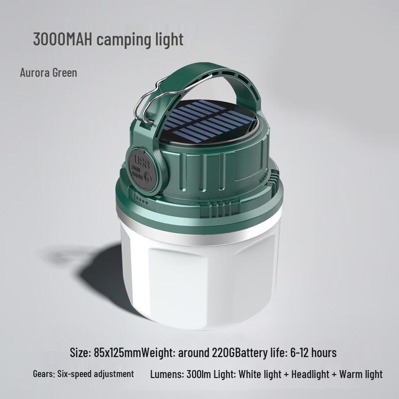 Portable Solar LED Camping Lantern