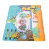 Wooden Activity Board for Toddler Exercise Hand Eye Coordination Marine Theme Sensory Board for Kind