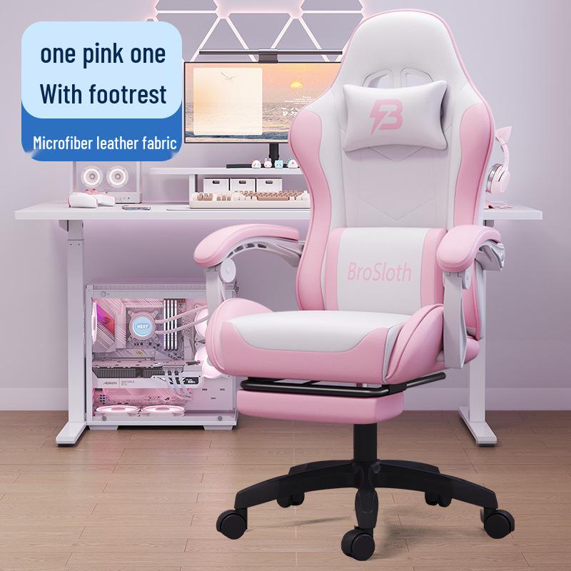 Ergonomic Reclining E-sports Chair 835A - Adjustable, Comfortable Swivel Gaming Seat for Extended Sitting