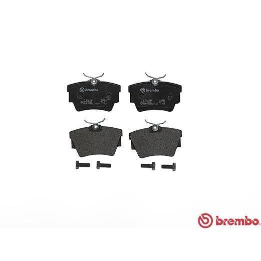 Brembo kit de plaquettes de frein p59041 - 4 pièces
