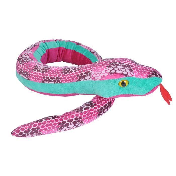 Serpent En Peluche - Wild Republic - 137 Cm - Rose/Vert - Pour Bébés À Partir De 12 Mois - Mixte
