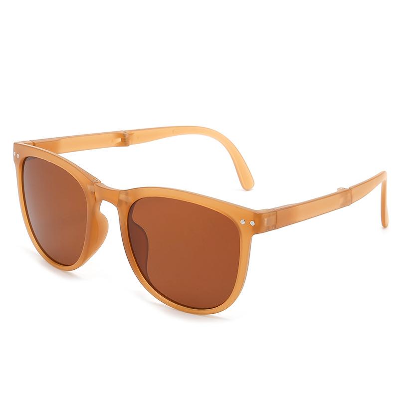 Folding sunglasses portable ultra light sun protection UV protection sunglasses for both men and women