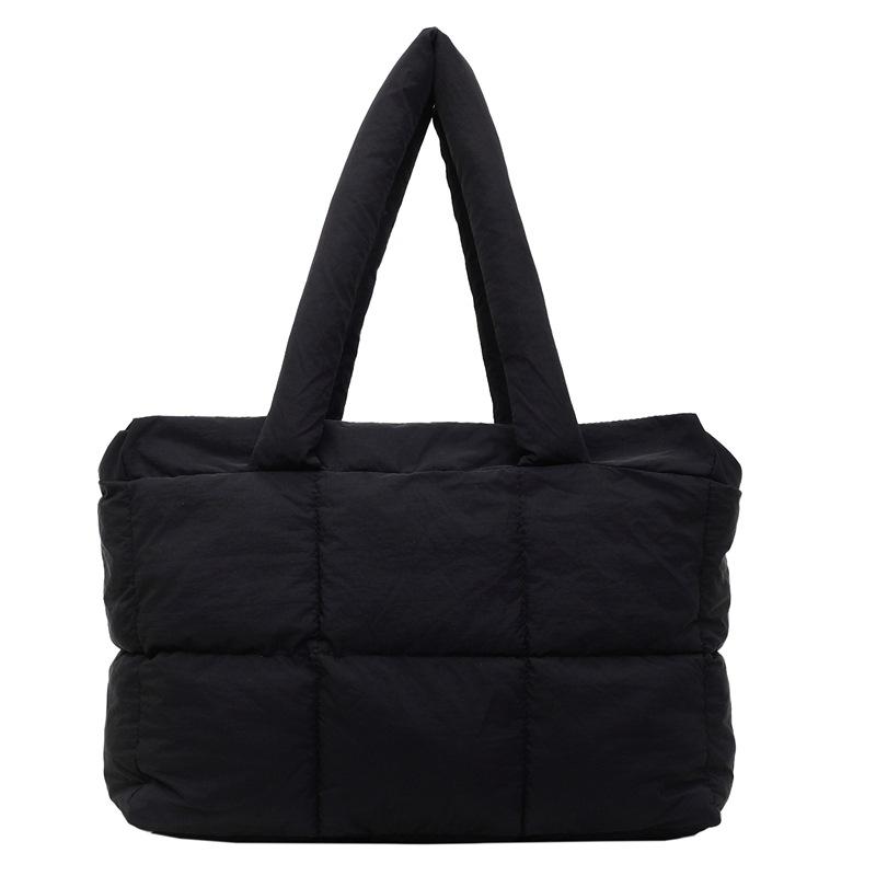 New trendy underarm shoulder bag casual large-capacity cotton clothing bag women's portable cloud tote bag