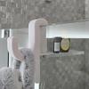 Yousheng Shower Door Hook No Drill Anti-Scratch Protection Universal Fit Bath Hanger Easy Installation Bathroom Organizer