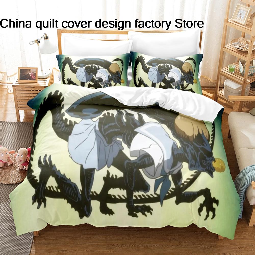 3Pcs Kill La Kill Anime Bedding Set 3D Print Ryuko Matoi Duvet Cover Pillowcases For Teens Fans Room Decor Gift  Bed Linen