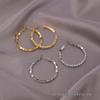 European American Style Luxury Stud Earrings: Elegant Cross-border Niche Hoops, Versatile Celebrity-inspired Accessories