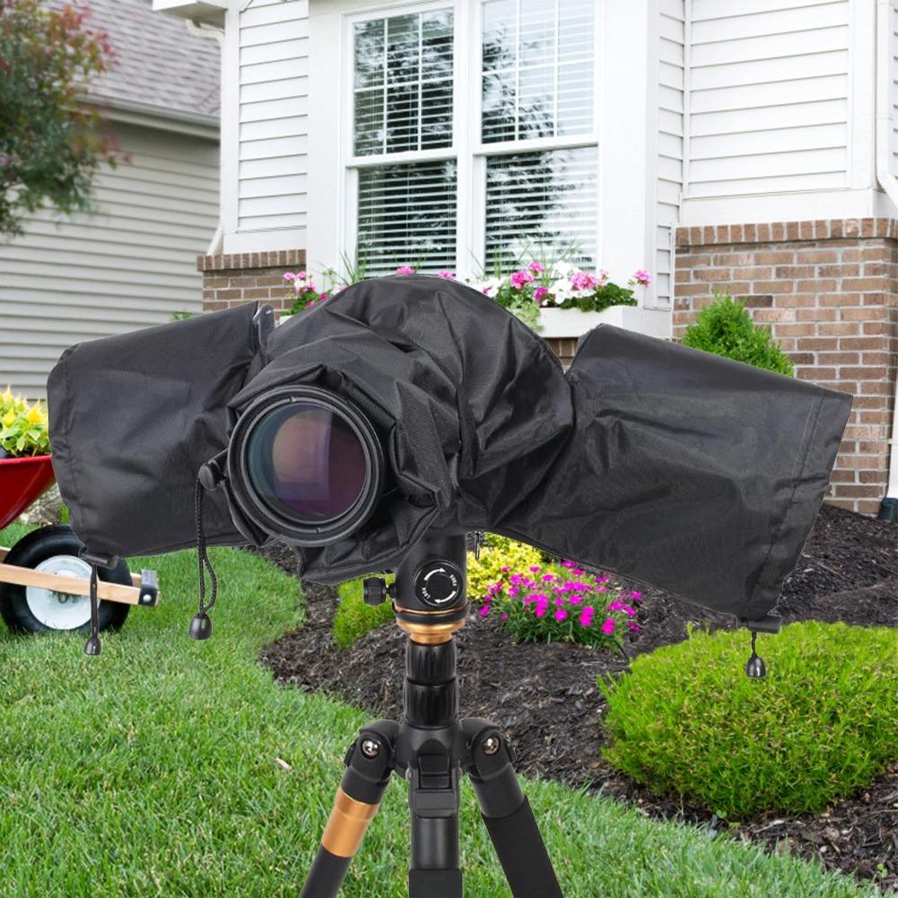 Universal Waterproof Camera Rain Cover For Dslr/mirrorless, Anti-fog Windproof Protective Raincoat For Canon Nikon Sony, Professional Weather