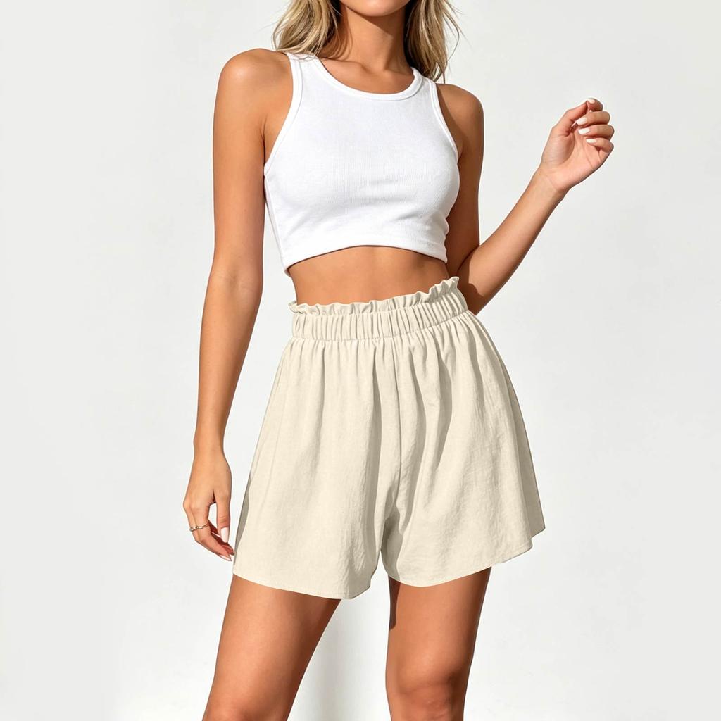 Summer Minimalist Basic Casual Shorts