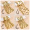 Gold Wire Costume Decorative Applique Baroque Vintage Sew on Patch Trapezoidal Multi-styles Uniform Knot Button Dance Costume